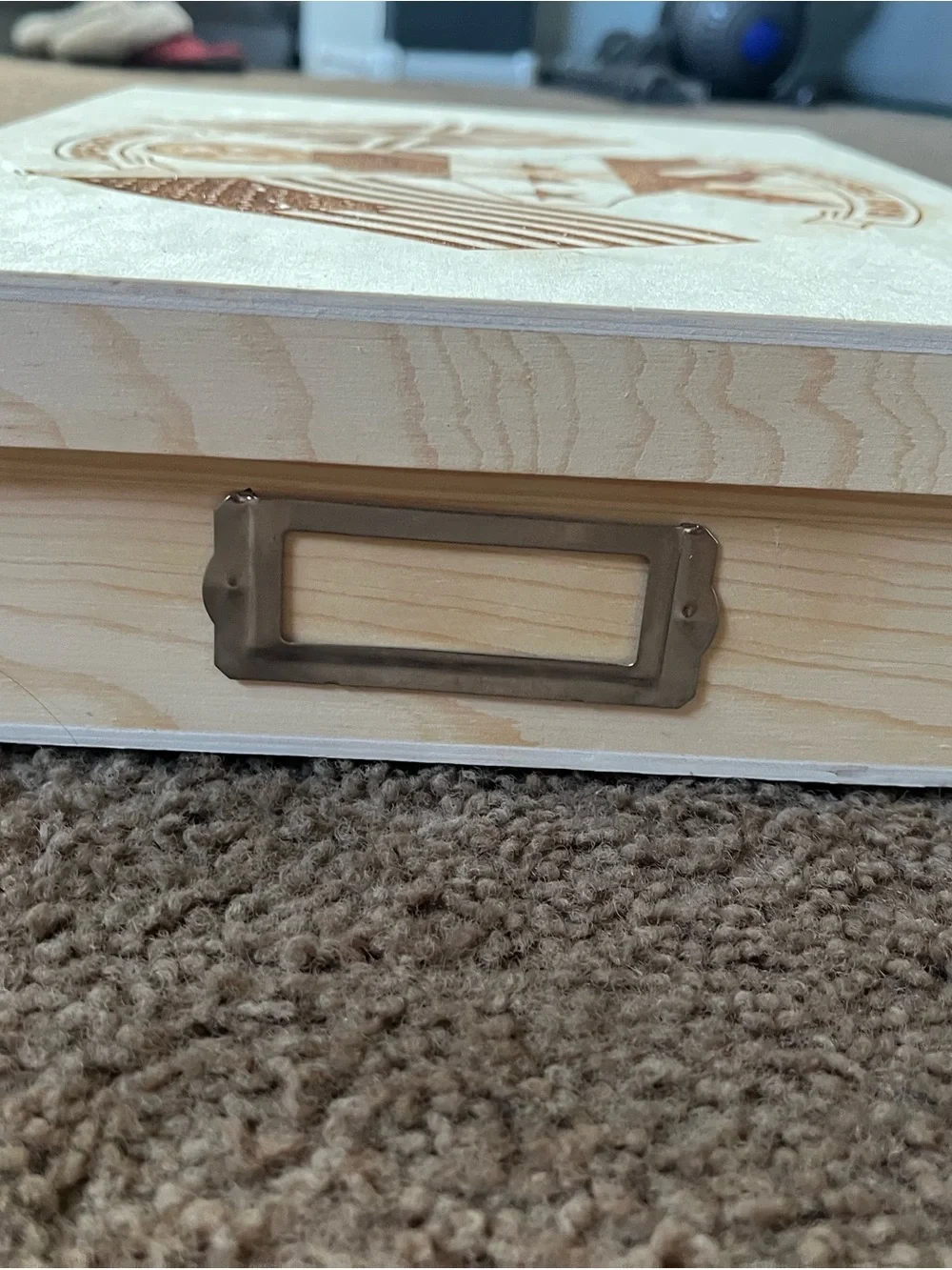 Operation Iraqi Freedom Wood Storage Box